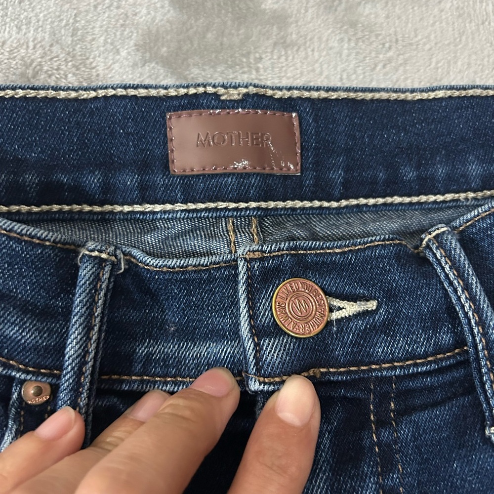 Mother high waisted rascal sneak jeans - Picture 5 of 12